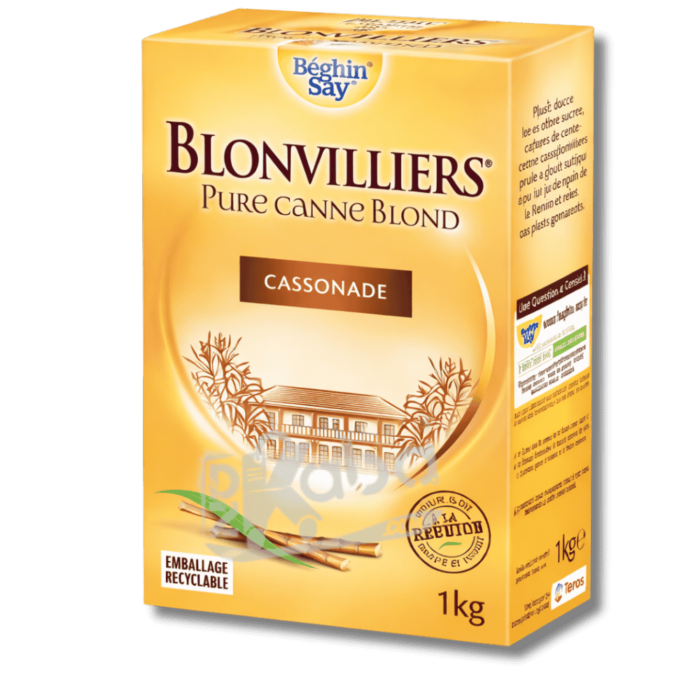 Blonvilliers Pure Cane Blond Sugar (Cassonade) 1kg