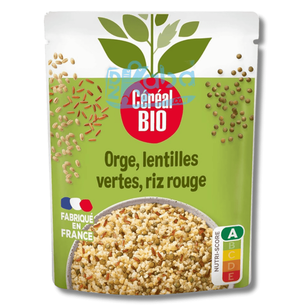 Céréal Bio Barley, Green Lentils & Red Rice 250g