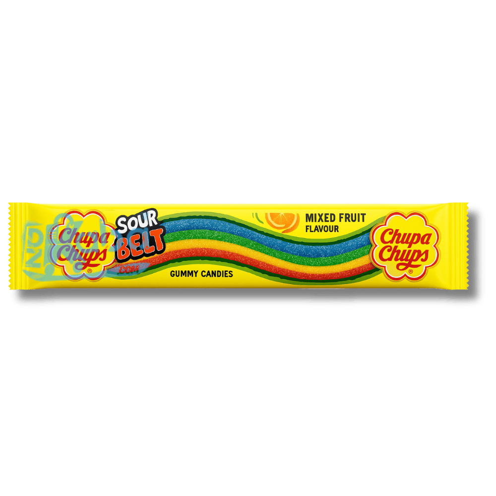 Chupa Chups Sour Belt Mixed Fruit 20g