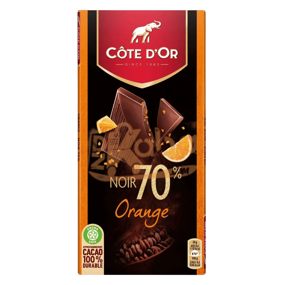 Côte d’Or Dark 70% Orange 100g