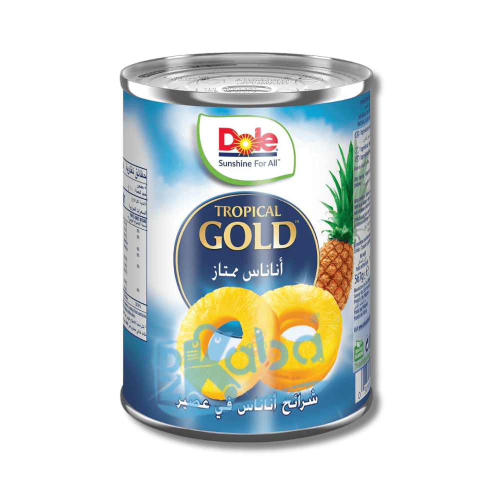 Dole Tropical Gold Pineapple Slices in Juice 567g