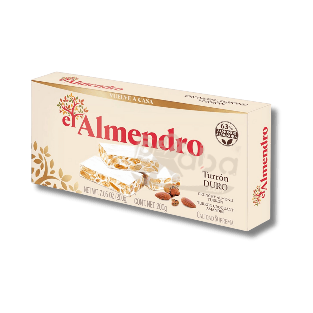 El Almendro Crunchy Almond Turrón 200g