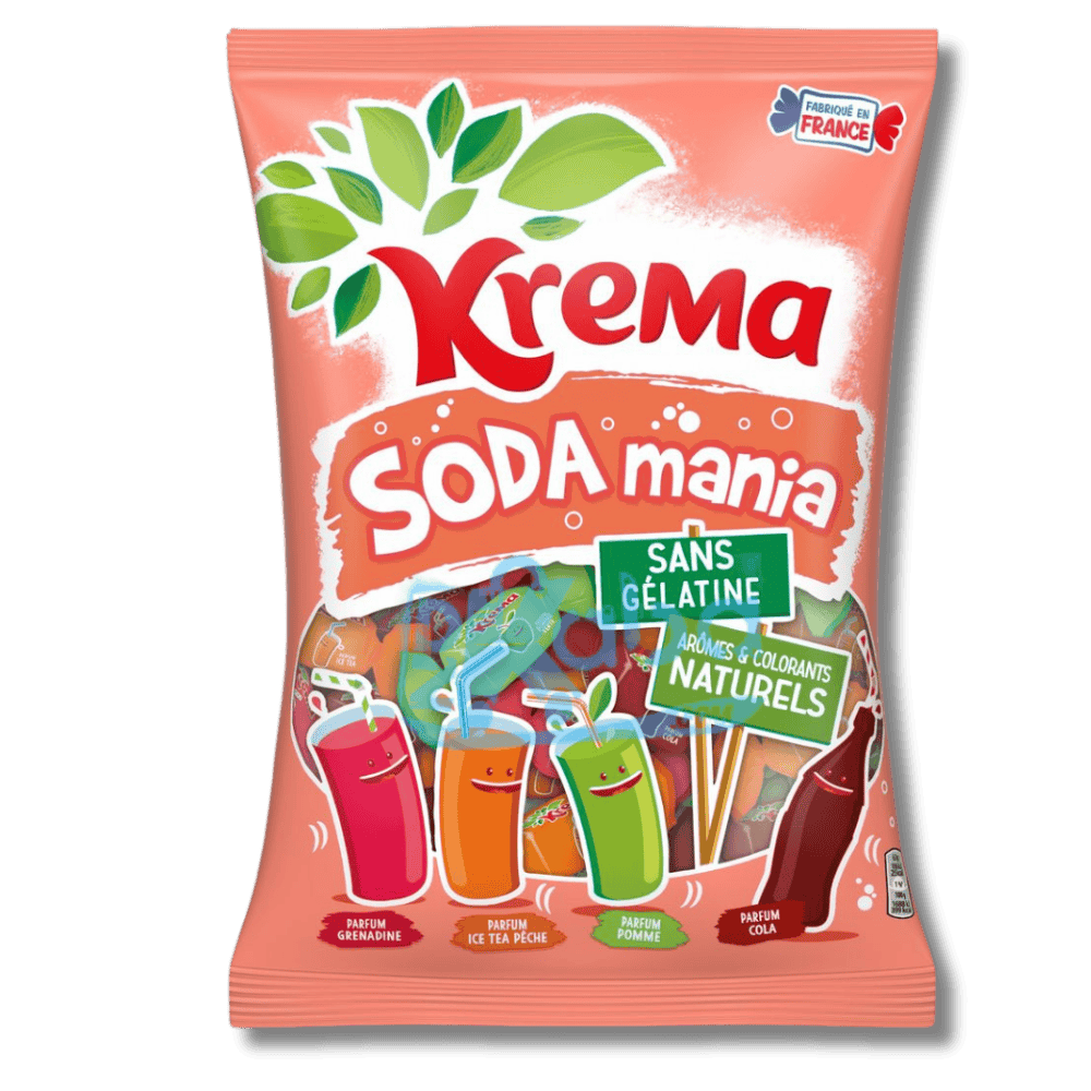 Krema Candy Soda Mania Assorted Soda Flavors 1kg
