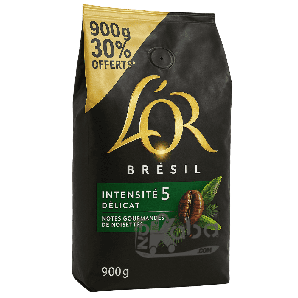 Café en grains L'Or Brésil Intensité 5 900 g