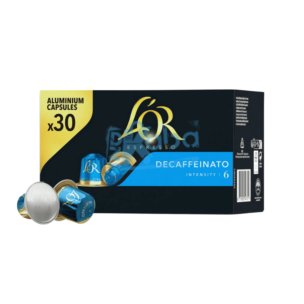 L'Or Espresso Coffee Capsule DECAFFEINATO Intensity 6 T30