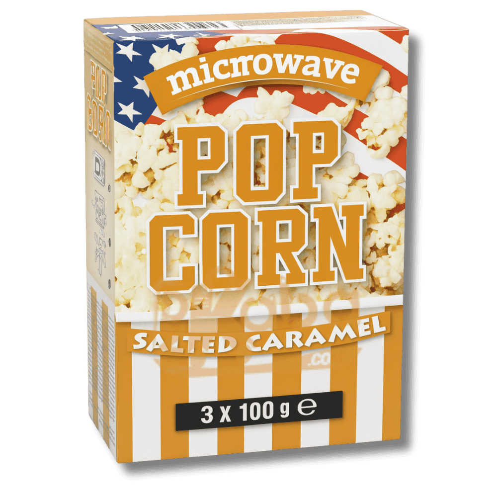 Microwave Popcorn Salted Caramel 3x100g