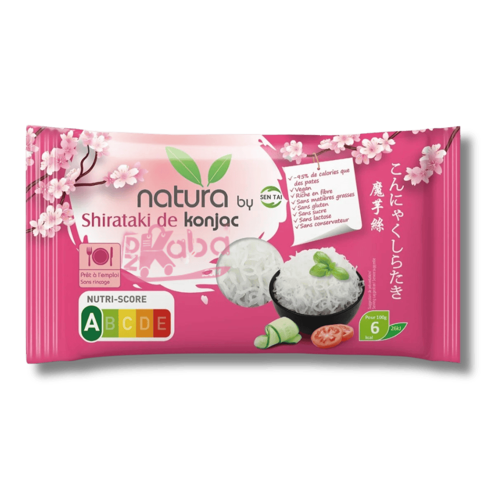 Natura by Shirataki de Konjac noodles Gluten Free Sugar Free Fat Free 250g