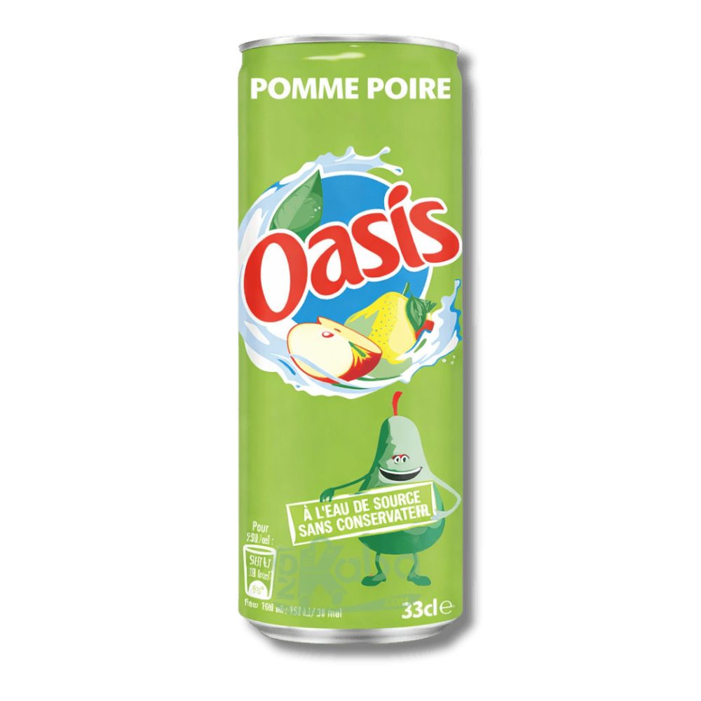 Boisson gazeuse Oasis Pomme Poire 330 ml