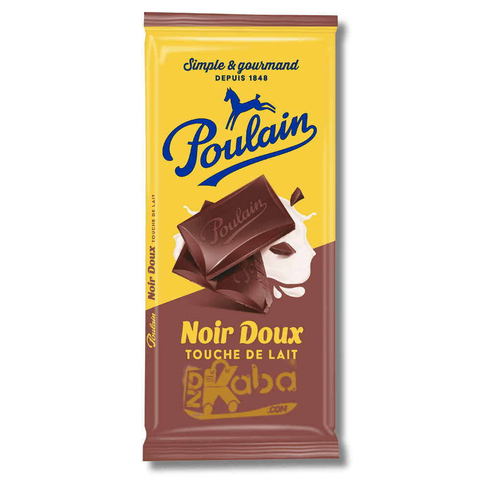 Poulain Dark Chocolate Mild with a Touch of Milk 100g