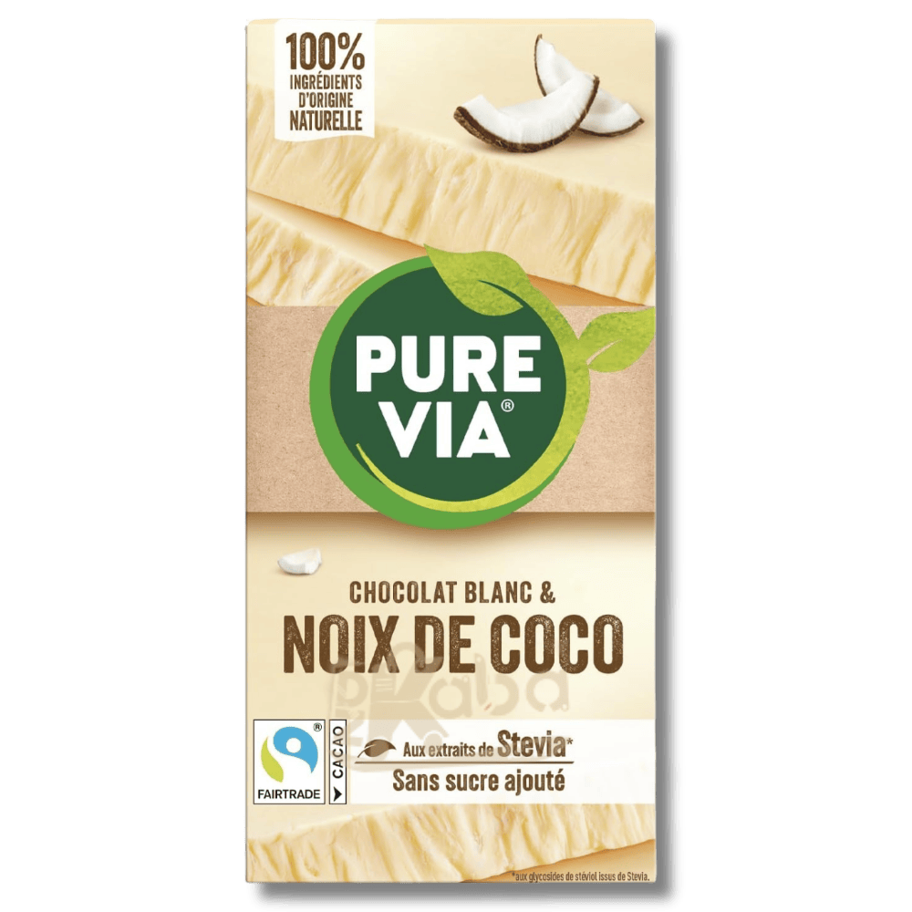 Pure Via White Chocolate Coconut Sugar Free 100g