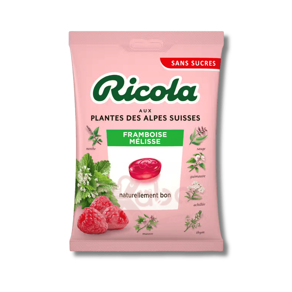 Ricola Raspberry Melissa Sugar Free 70g