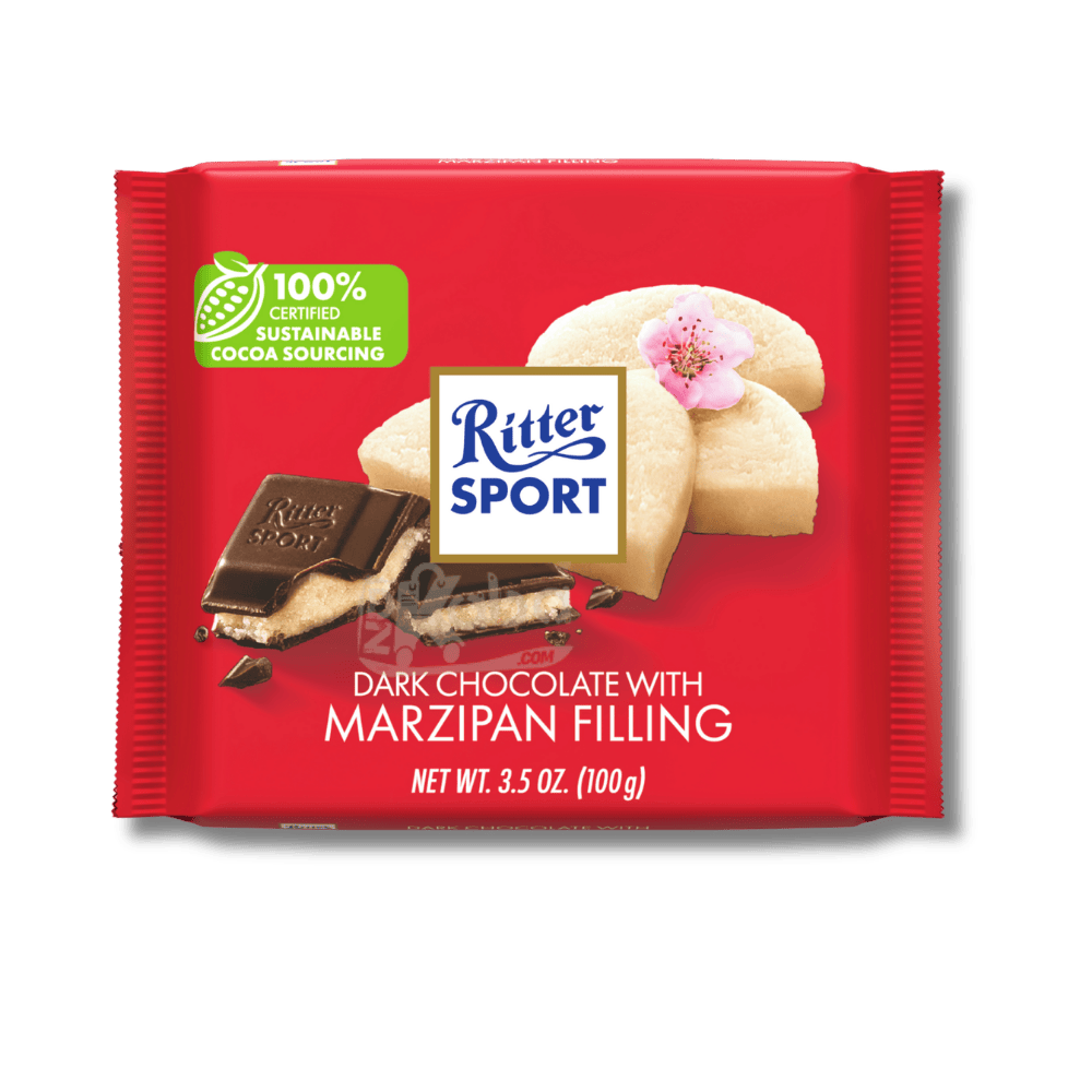 Fourrage au massepain et chocolat noir Ritter Sport 100 g