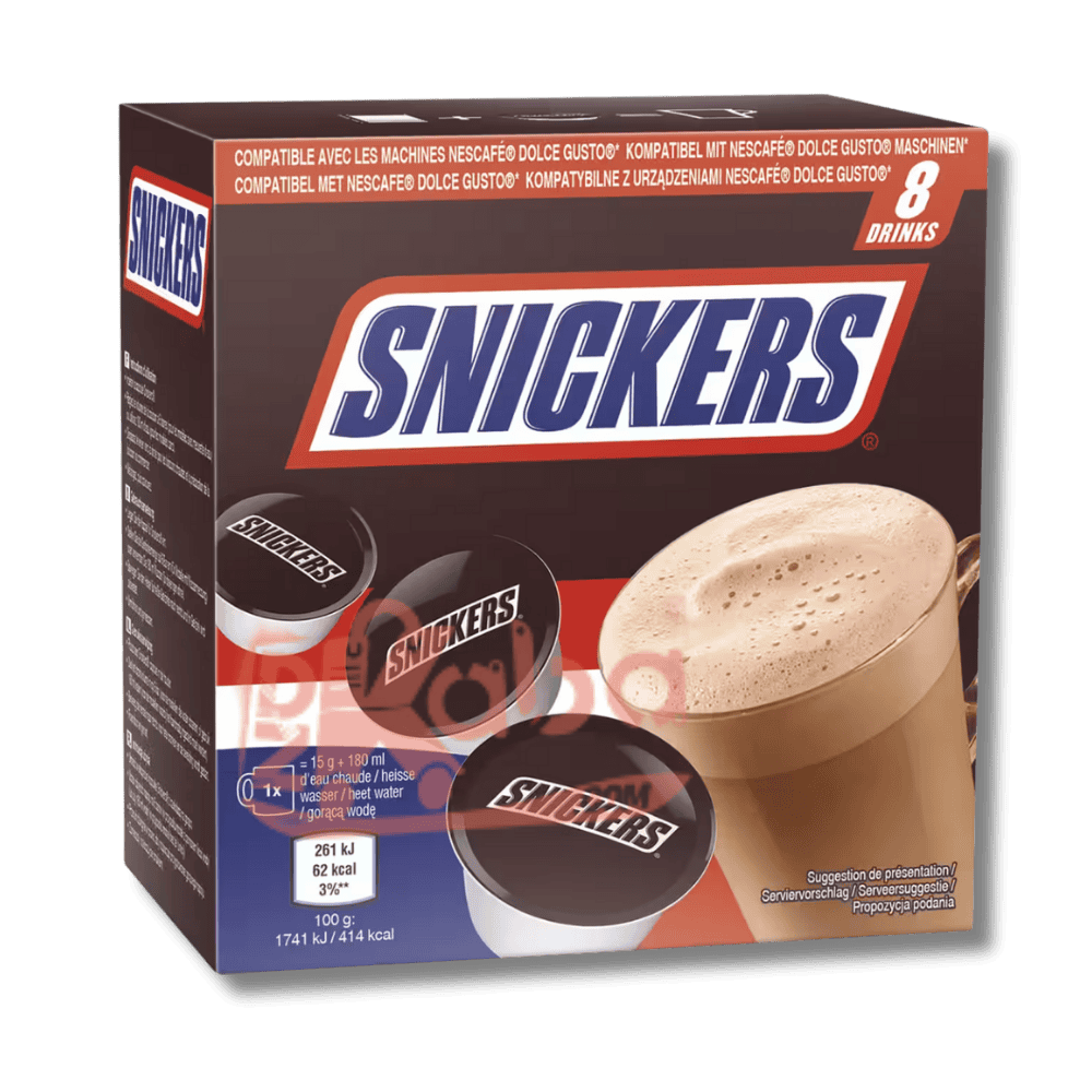 Snickers Hot Chocolate Pods T8
