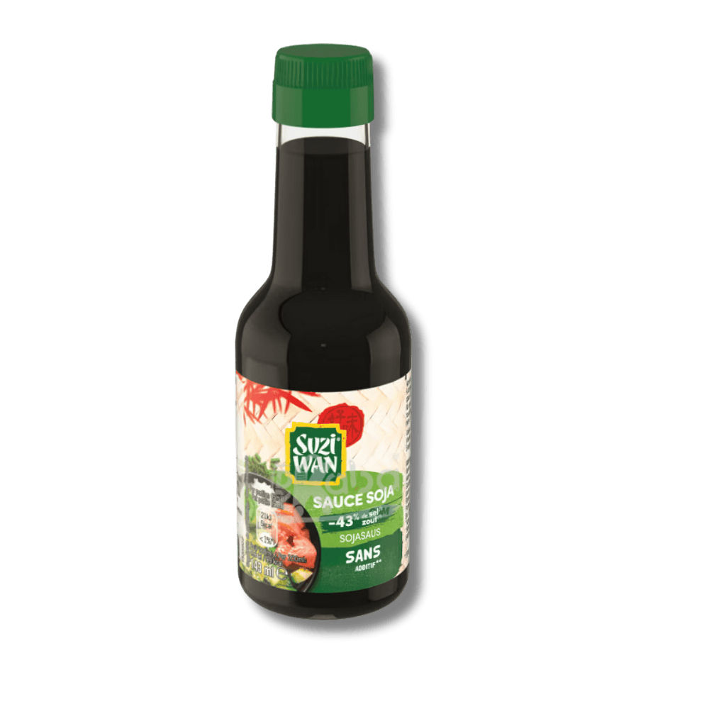 Suzi Wan Soy Sauce Less Salt 145ml