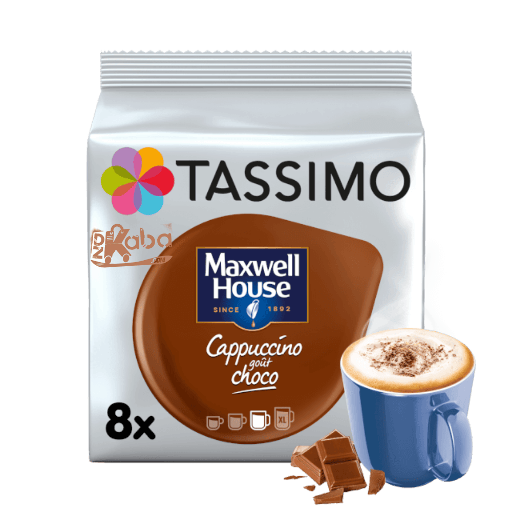 Capsules de café Tassimo Maxwell House Cappuccino Choco T8
