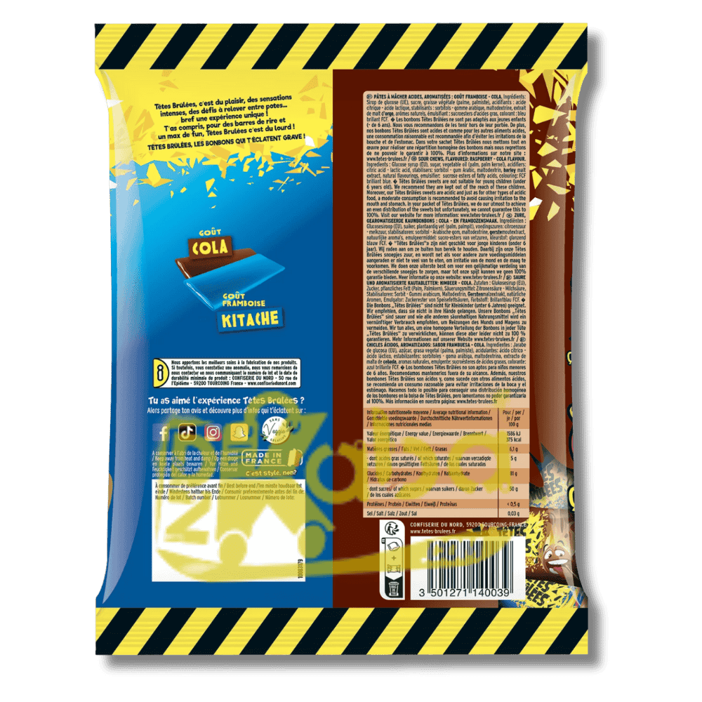 Têtes Brûlées Kitache Ki? Sour Candy 200g
