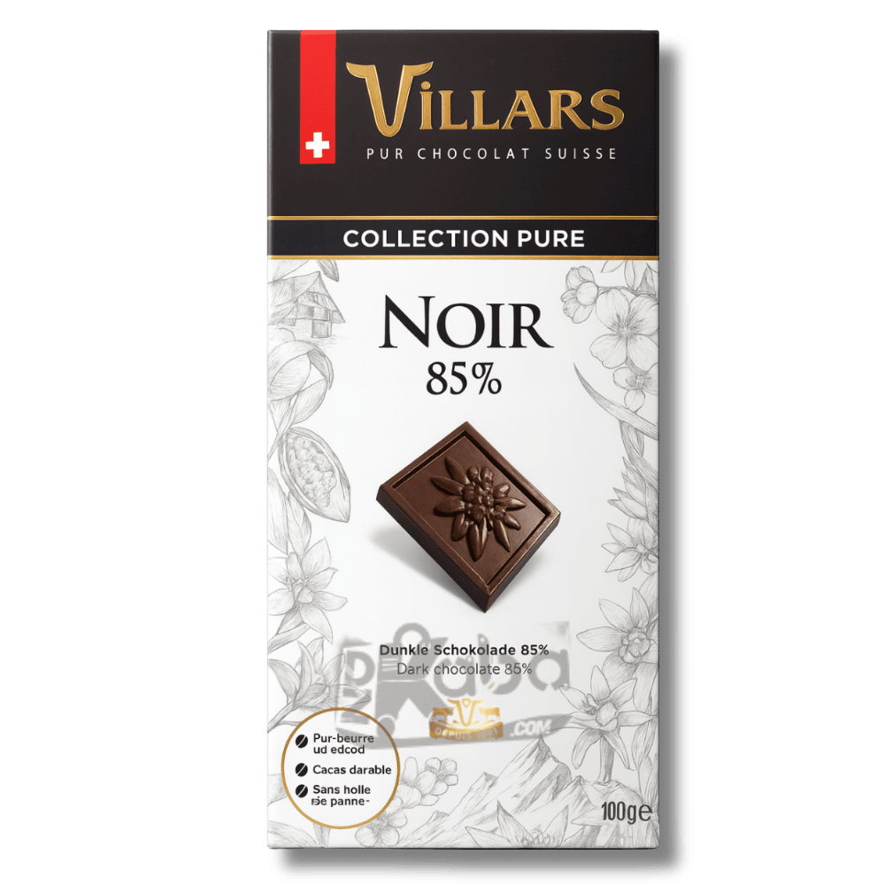Villars Collection Pure Dark Chocolate 85% 100g