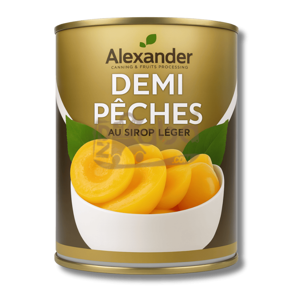 Alexander Canned Peaches Halves in Light Syrup 820g