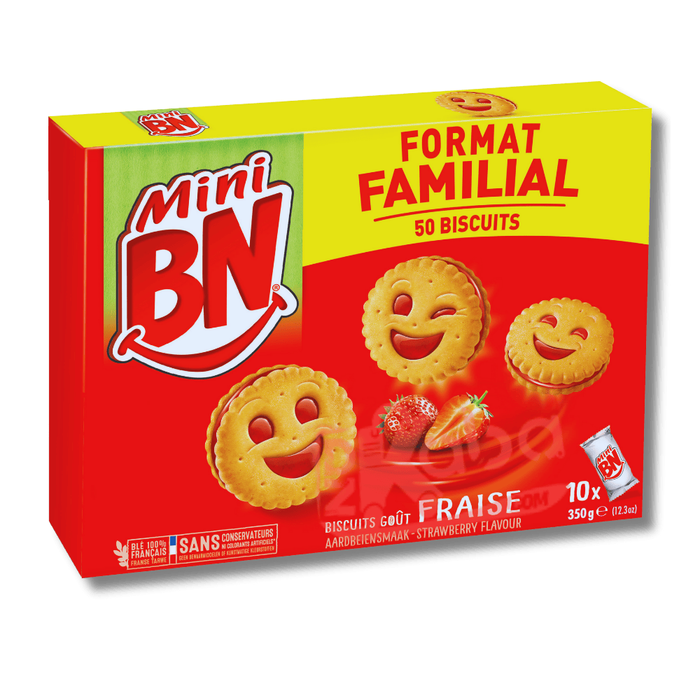 BN Mini Biscuits Strawberry Flavour 350g
