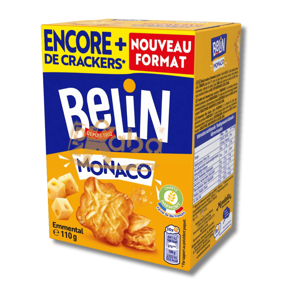 Belin Monaco Emmental Crackers 110g