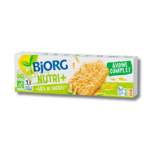 Bjorg Organic Biscuits Nutri+ Wholegrain Oat 130g
