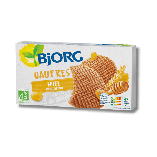 Bjorg Organic Honey Waffles 175g