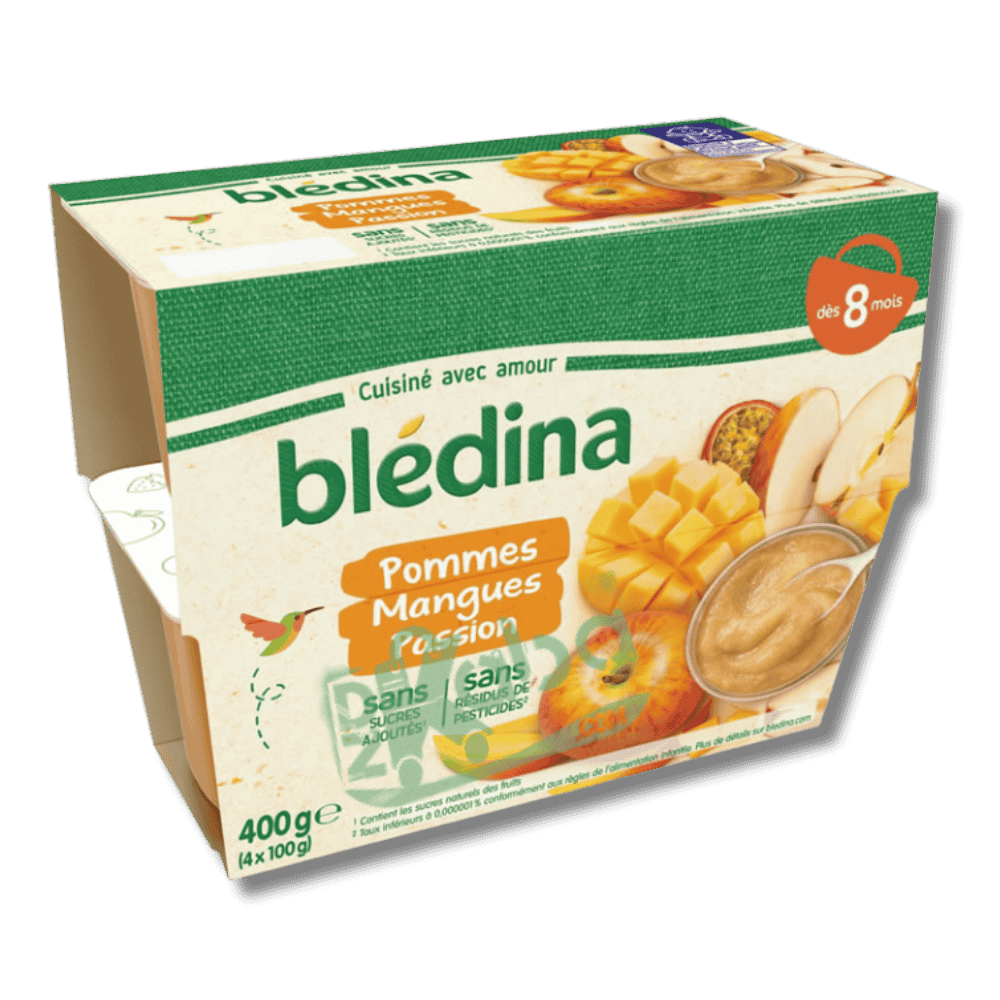 Blédina Apple Mango Passion SugarFree 4x100g
