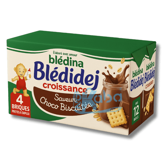 Blédina Blédidej Croissance Choco Biscuit Flavor +12 months 4x250ml