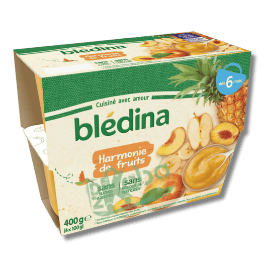 Blédina Fruit Harmony Sugar Free 4x100g