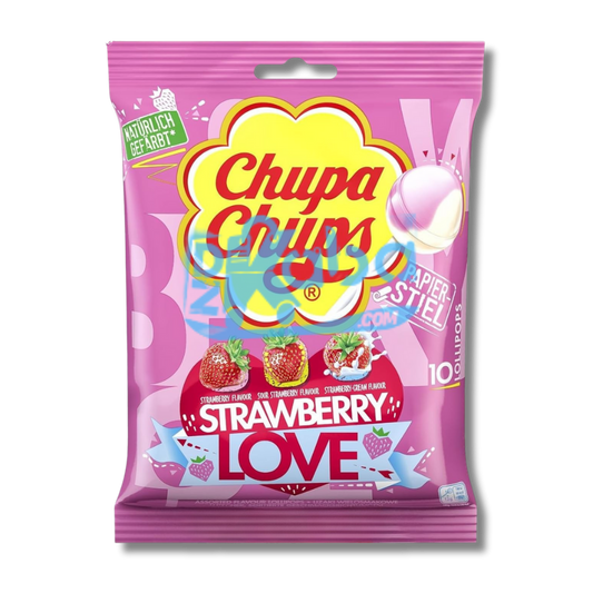 Chupa Chups Lollipops Strawberry Love T10