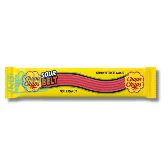 Chupa Chups Sour Belt Strawberry 20g
