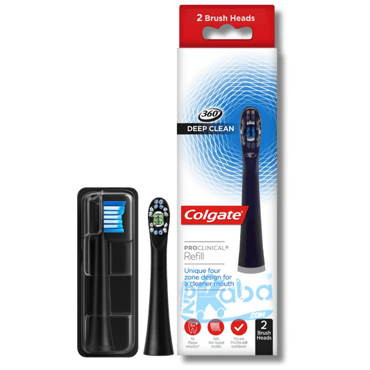 Colgate Heads ProClinical 360 Deep Clean Refill Black T2