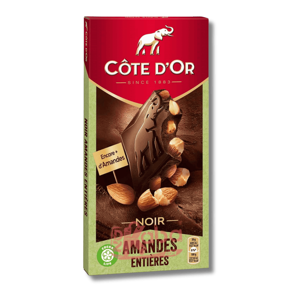 Côte d’Or Dark Chocolate Whole Almonds 180g