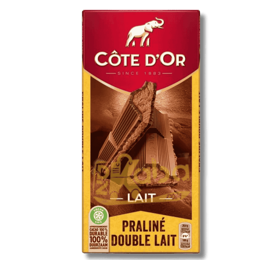 Côte d’Or Milk Chocolate Praliné Double Milk 180g