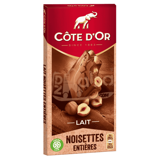 Côte d’Or Milk Chocolate Whole Hazelnuts 180g