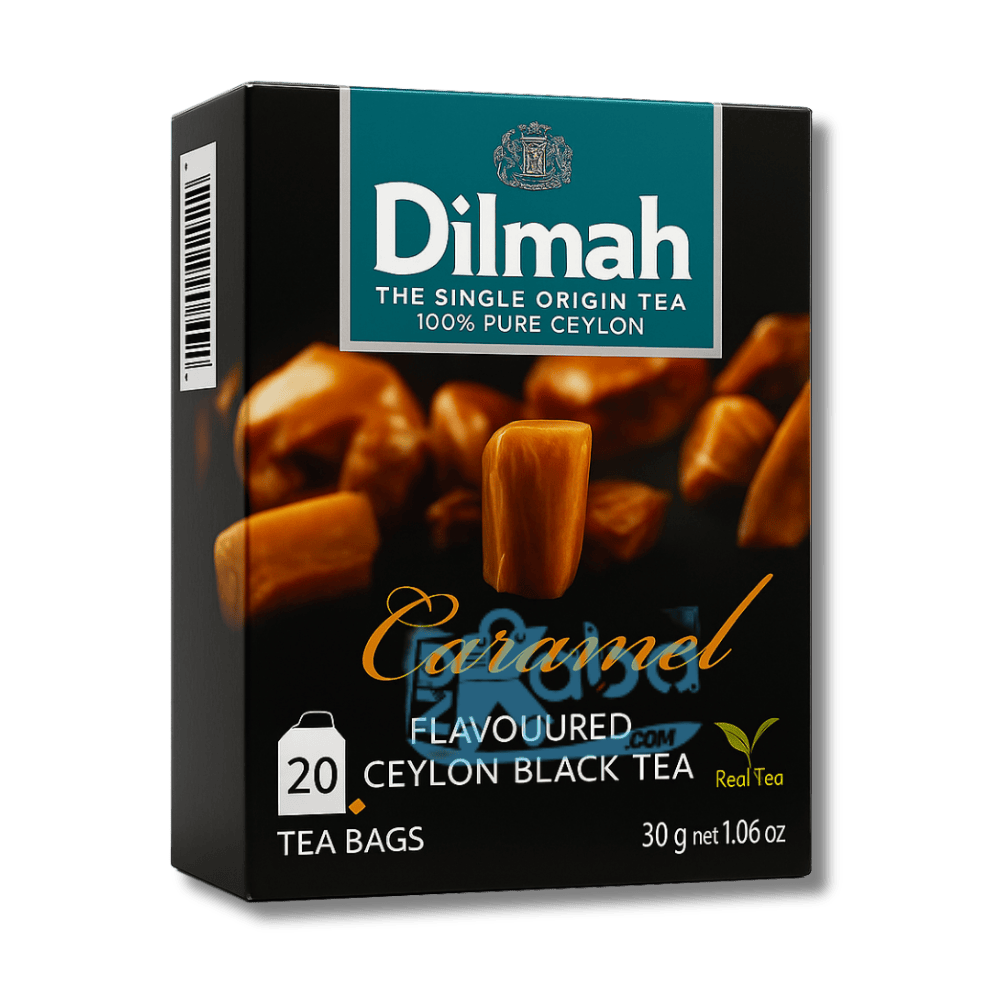 Thé noir de Ceylan aromatisé au caramel Dilmah Tea T20 30 g