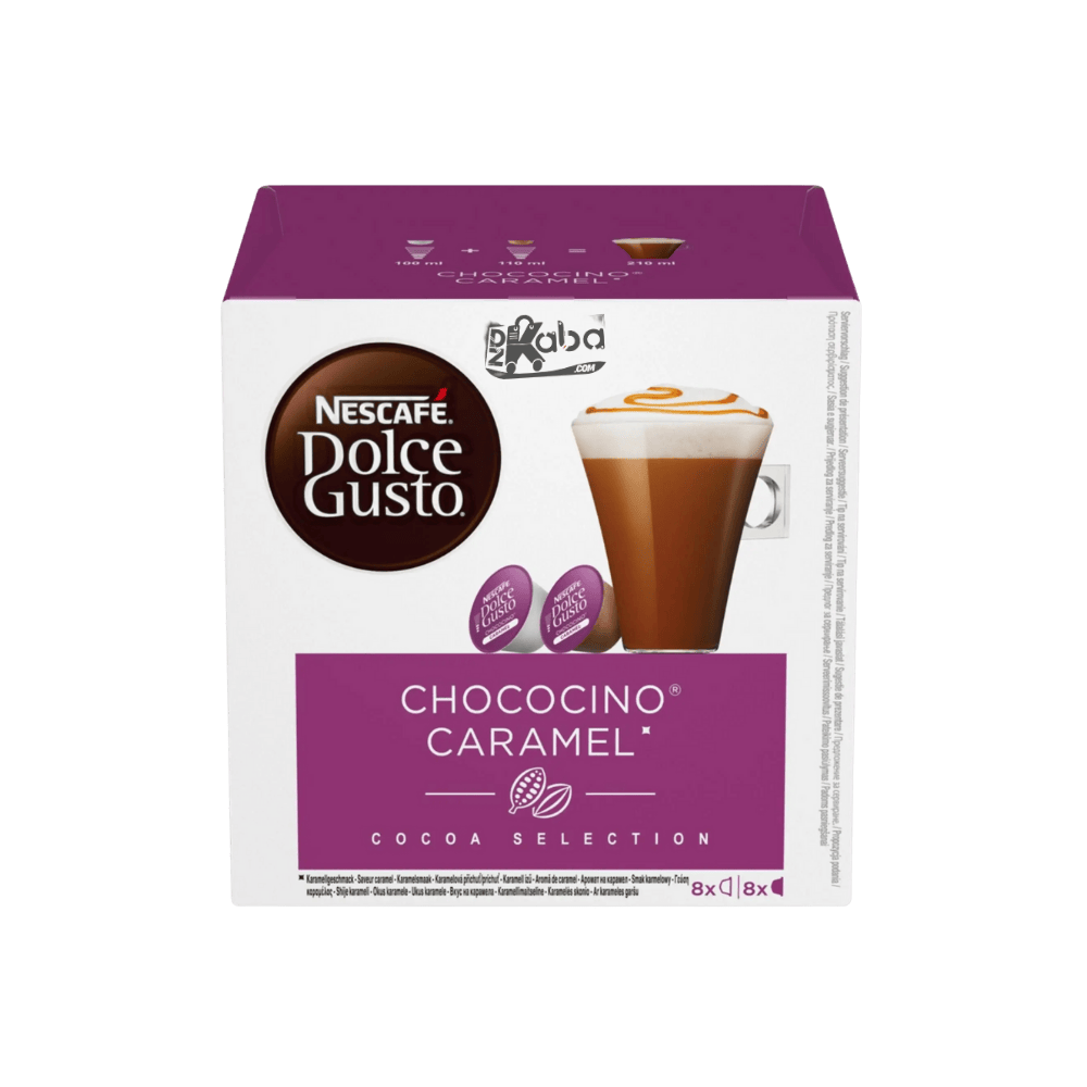 Dolce Gusto Chococino Caramel Cocoa Selection Pods T8