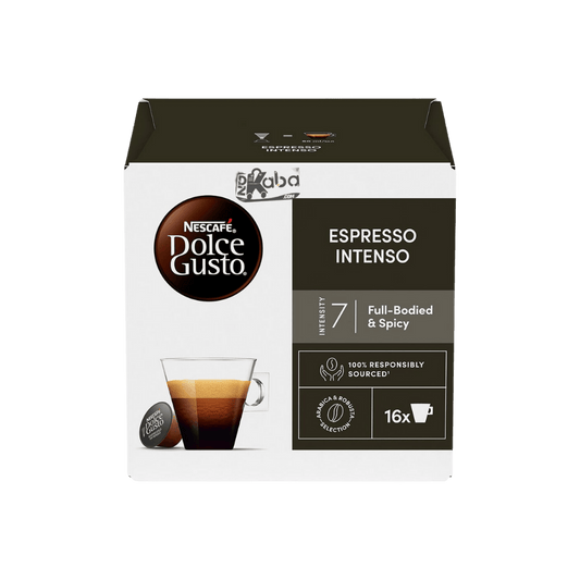 Dolce Gusto Espresso Intenso Coffee Pods Intensity 7 T16