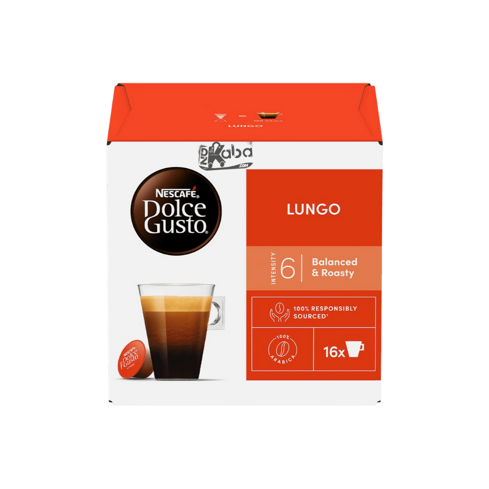 Dolce Gusto Lungo Coffee Pods Intensity 6 T16