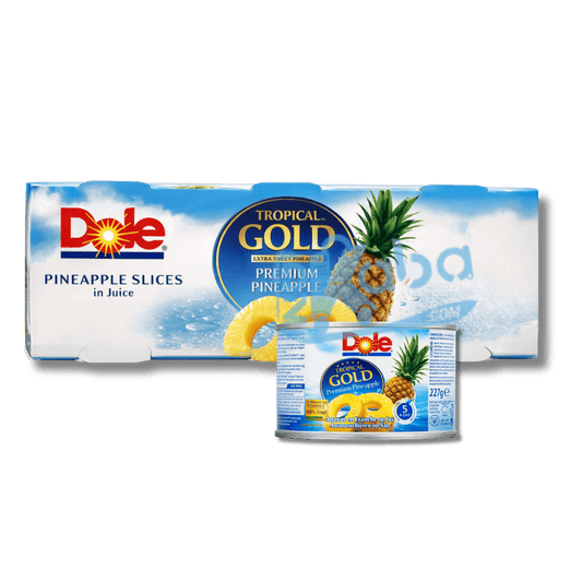 Dole Pineapple Slices Tropical Gold in Juice T3x227g