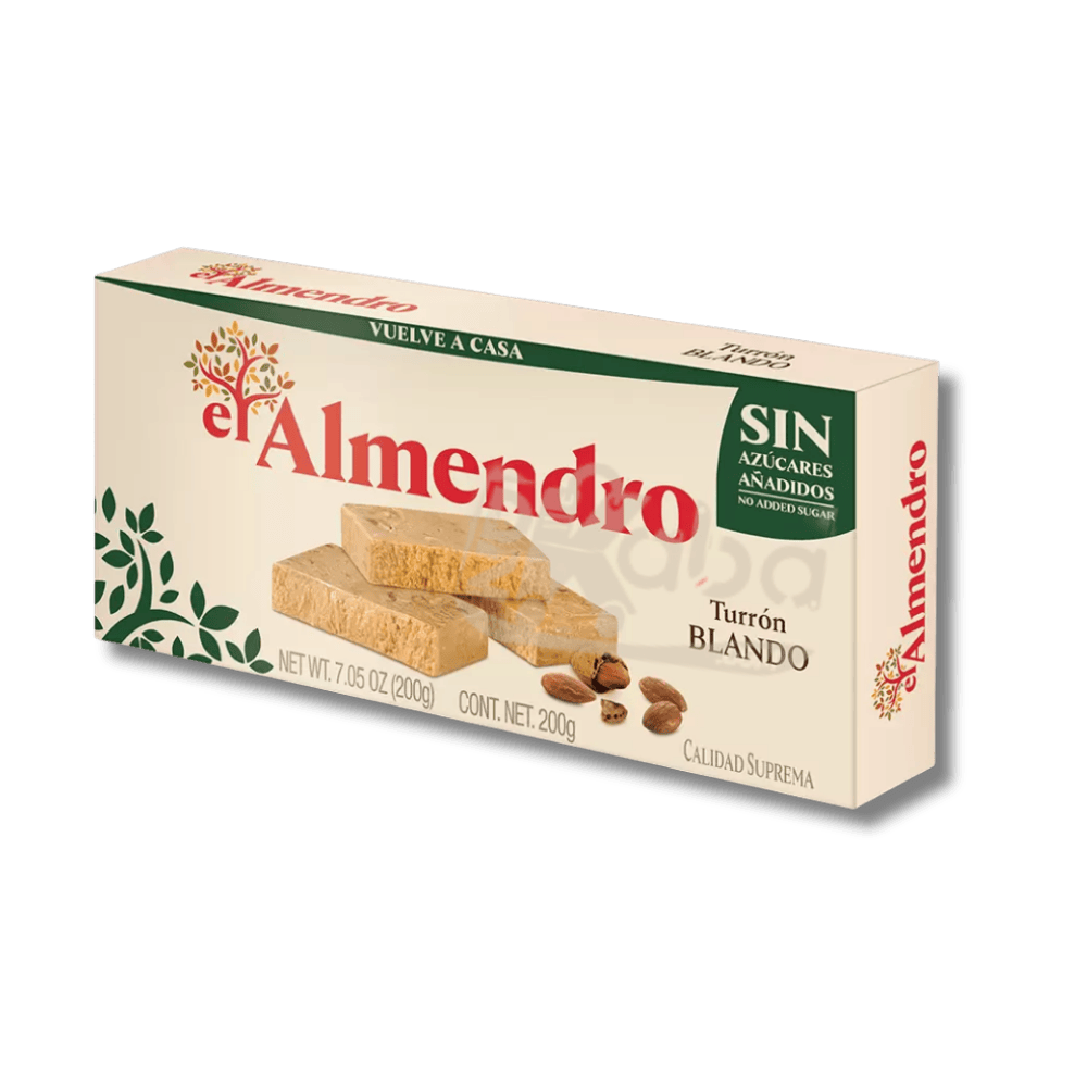 El Almendro Soft Almond Turrón Sugar Free 200g