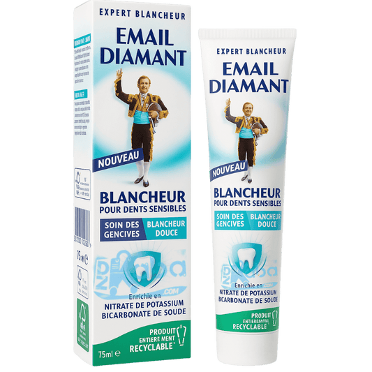 Email Diamant Blancheur Sensitive Teeth Gum Care Gentle Whitening 75ml