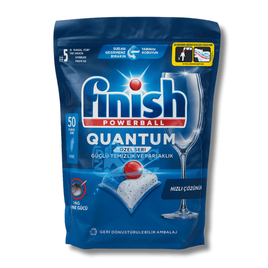 Finish Dishwasher Capsules Quantum Powerball Grease & Shine T50