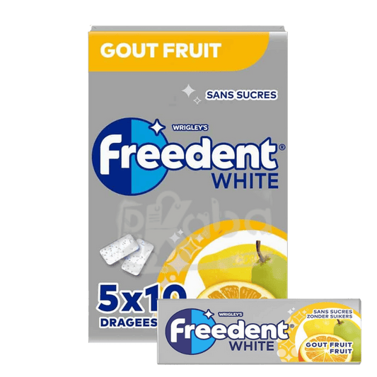 Freedent White Fruit Sugar Free T5