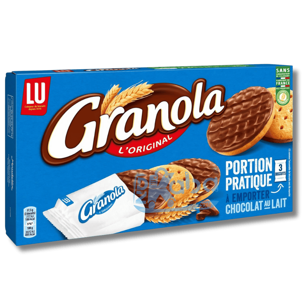 Biscuits au chocolat au lait et granola 225 g