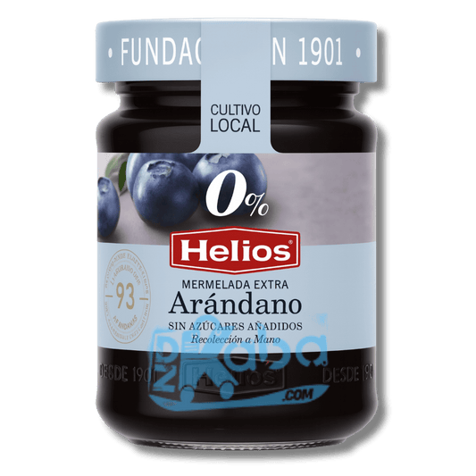 Helios Extra Jam Blueberry 0% SugarFree Handpicked 280g