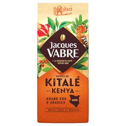 Jacques Vabre Ground Coffee Notes de Kitalé Kenya Grand Cru d’Arabica 250g F