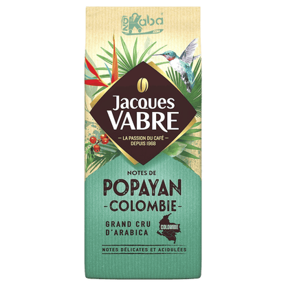 Jacques Vabre Ground Coffee Notes de Popayan Colombie Grand Cru d’Arabica 250g F