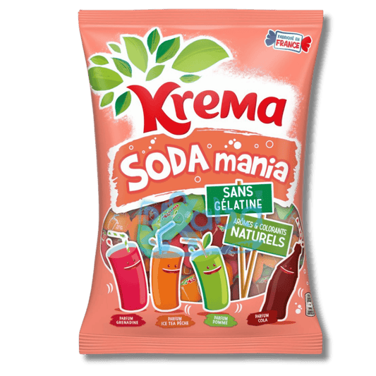 Krema Candy Soda Mania Assorted Soda Flavors 1kg