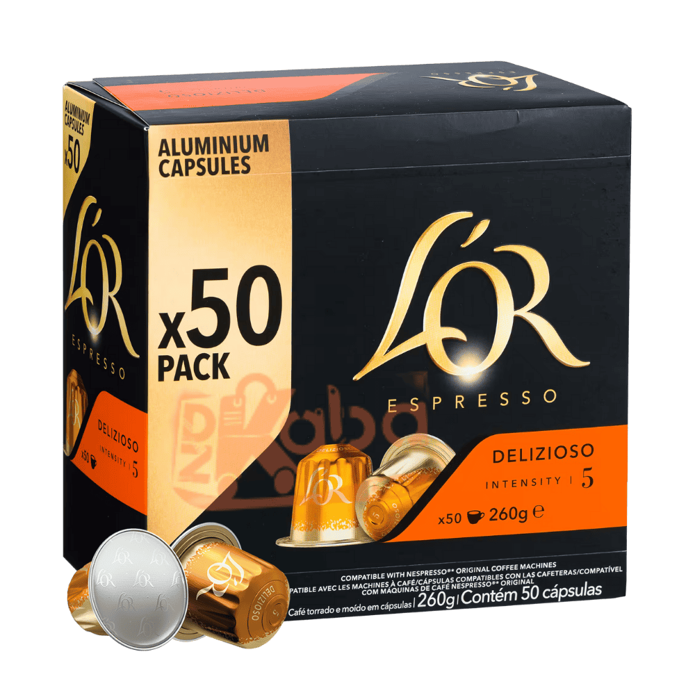 L'Or Espresso Coffee Capsule DELIZIOSO Intensity 5 T50